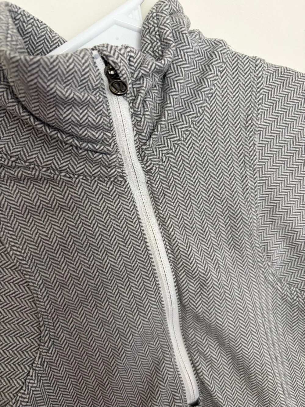 lululemon athletica Light Gray Half-Zip Jacket